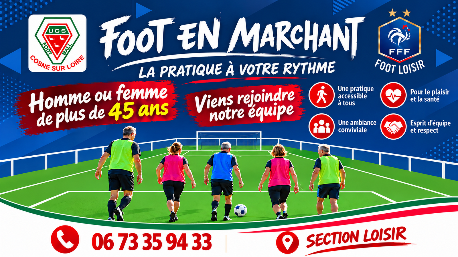 Et si on s'essayait au "Foot en Marchant" ?