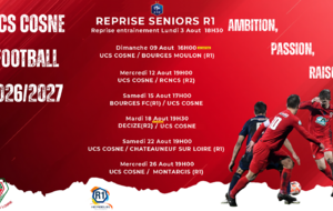 RÉGIONAL 1 &amp; RÉGIONAL 3 : Le calendrier paru