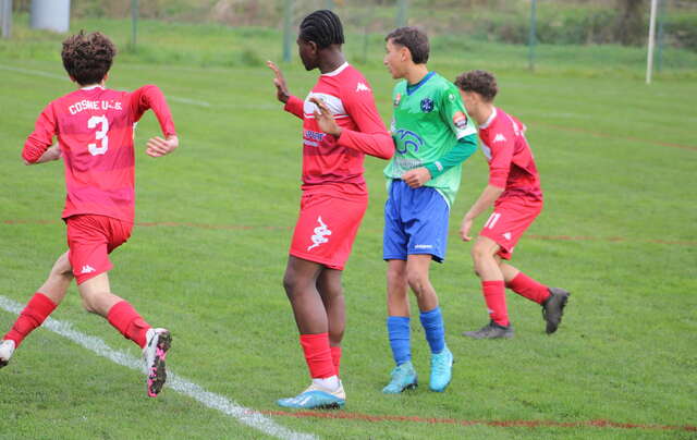 U16 : COSNE - ST MARCEL, 3-1